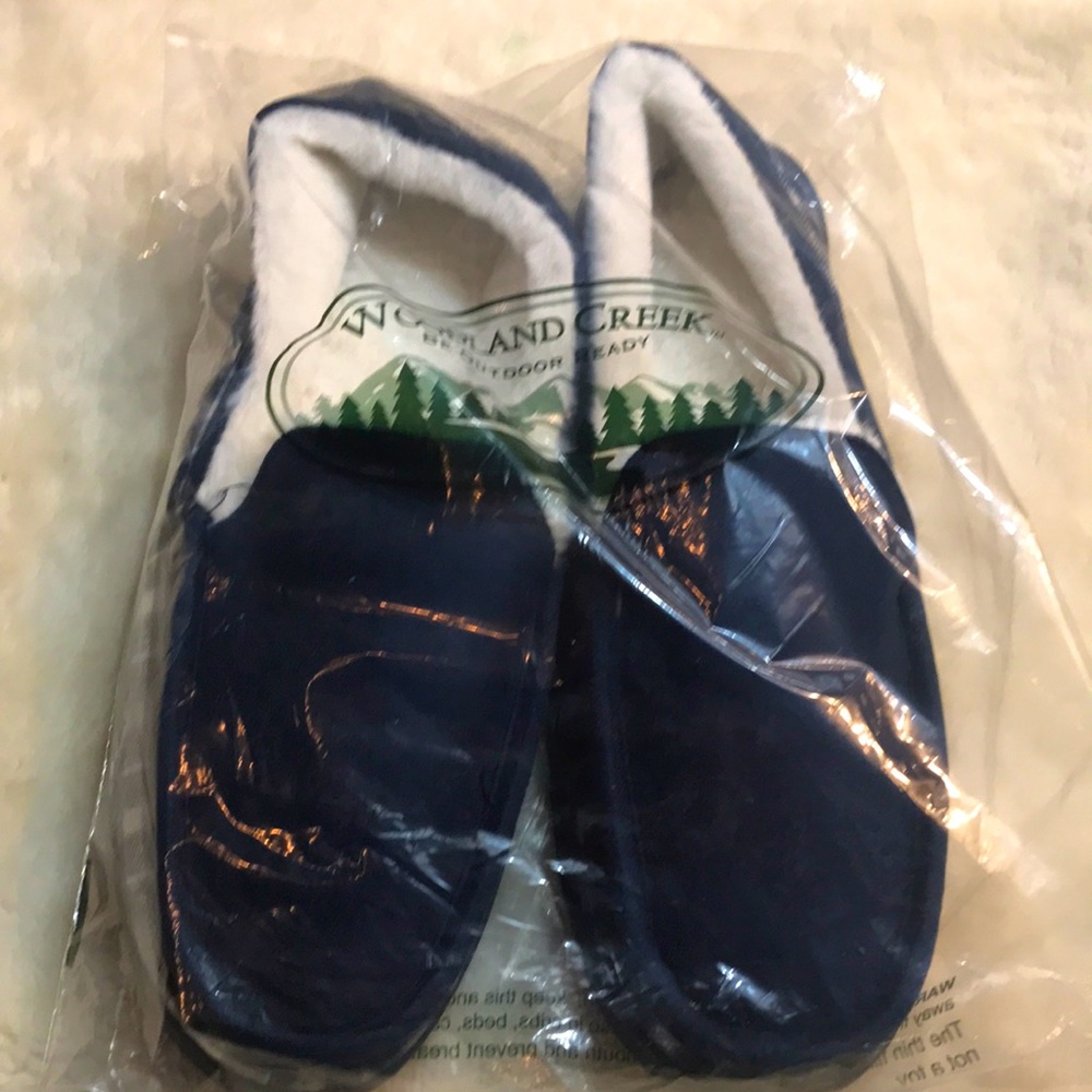 Woodland Creek Moccasins Large Plaid Slippers